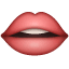 Mond emoji U+1F444 Mond emoji U+1F444