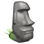 Moai steen U+1F5FF Moai steen U+1F5FF