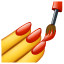 Nagellak emoji U+1F485 Nagellak emoji U+1F485