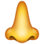 Neus emoji U+1F443 Neus emoji U+1F443