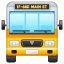 Voorzijde bus emoji U+1F68D Voorzijde bus emoji U+1F68D