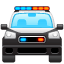 Ridnde politieauto U+1F694 Ridnde politieauto U+1F694