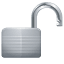 Open hangslot emoji U+1F513 Open hangslot emoji U+1F513
