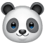Panda emoji Whatsapp U+1F43C Panda emoji Whatsapp U+1F43C