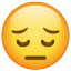 Peinzende emoji Facebook U+1F614 Peinzende emoji Facebook U+1F614