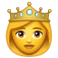 Prinses emoji U+1F478 Prinses emoji U+1F478