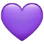 Paars hart U+1F49C Paars hart U+1F49C