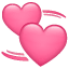 Draaiende harten Whatsapp U+1F49E Draaiende harten Whatsapp U+1F49E