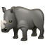 Neushoorn U+1F98F Neushoorn U+1F98F