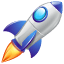 Raket emoji U+1F680 Raket emoji U+1F680
