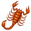 Schorpioen emoji U+1F982 Schorpioen emoji U+1F982