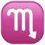 Schorpioen sterrenbeeld emoji U+264F Schorpioen sterrenbeeld emoji U+264F