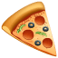 Stukje pizza U+1F355 Stukje pizza U+1F355