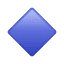 Blauwe ruit emoji U+1F539 Blauwe ruit emoji U+1F539