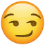 Arrogant lachende emoji U+1F60F Arrogant lachende emoji U+1F60F