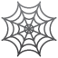Spinnenweb emoji U+1F578 Spinnenweb emoji U+1F578