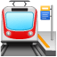 Treinstation smiley U+1F689 Treinstation smiley U+1F689