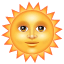 Zon met gezicht U+1F31E Zon met gezicht U+1F31E