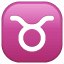 Stier sterrenbeeld emoji U+2649 Stier sterrenbeeld emoji U+2649