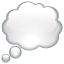 Gedachtenwolk symbool U+1F4AD Gedachtenwolk symbool U+1F4AD