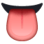 Tong emoji U+1F445 Tong emoji U+1F445
