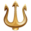 Drietand emoji U+1F531 Drietand emoji U+1F531