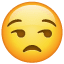 Ontevreden emoji U+1F612 Ontevreden emoji U+1F612