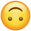 Emoji met gezicht ondersteboven U+1F643 Emoji met gezicht ondersteboven U+1F643