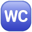 WC symbool U+1F6BE WC symbool U+1F6BE