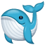 Walvis emoji U+1F40B Walvis emoji U+1F40B