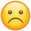 Fronzende emoji U+2639 Fronzende emoji U+2639