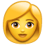Vrouw emoji Facebook U+1F469 Vrouw emoji Facebook U+1F469